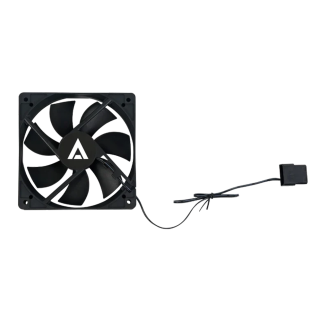 Ventilador para Gabinete Acteck Polar EG VG120 120mm 1200RPM Molex 4 Pin Negro AC-938136