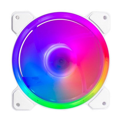 Kit 3 Ventiladores Balam Rush Eolox Blaze EX50KW RGB 120mm para Gabinete PC Blanco BR-937993