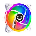 Kit 3 Ventiladores Balam Rush Eolox Blaze EX30KW RGB 120mm para Gabinete PC Blanco BR-938013