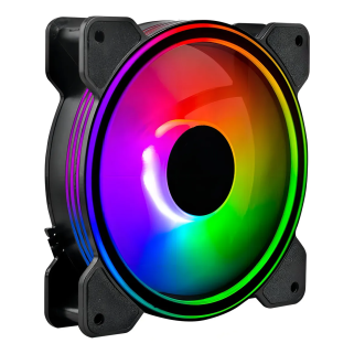 Ventilador para Gabinete Balam Rush Eolox Blaze EX50 RGB 120mm Fan Negro BR-938068