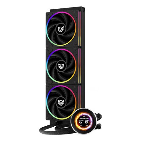 Kit 3 Ventiladores Balam Rush HydroX Expert Level HYX40 120mm ARGB Hidrodinámico Negro BR-941808