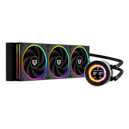 Kit 3 Ventiladores Balam Rush HydroX Expert Level HYX40 120mm ARGB Hidrodinámico Negro BR-941808