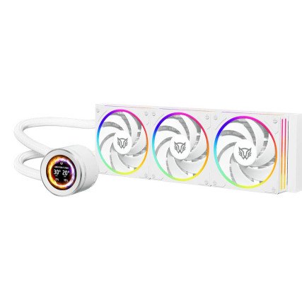 Kit 3 Ventiladores Balam Rush HydroX Expert Level HYX40 120mm ARGB Hidrodinámico Blanco BR-941815