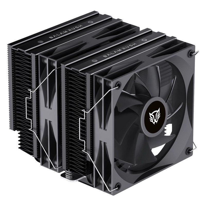 Ventilador para CPU Balam Rush BR-941921 Heliux Expert HEX90 2x120mm AMD/Intel Negro
