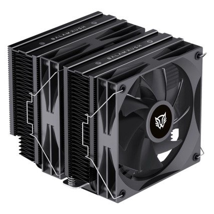 Ventilador para CPU Balam Rush BR-941921 Heliux Expert HEX90 2x120mm AMD/Intel Negro