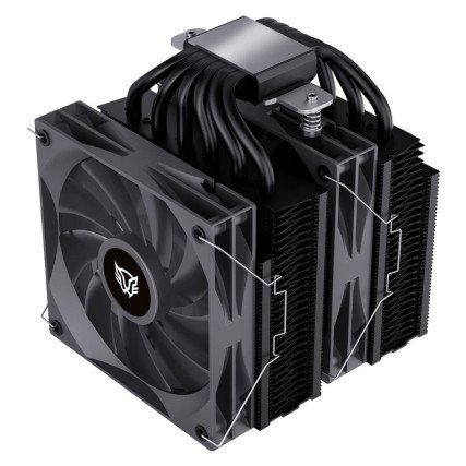 Ventilador para CPU Balam Rush BR-941921 Heliux Expert HEX90 2x120mm AMD/Intel Negro