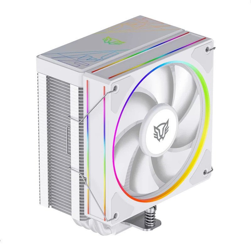 Ventilador CPU Balam Rush BR-942058 Heliux Pro HEX50 RGB 120mm AMD/Intel Blanco