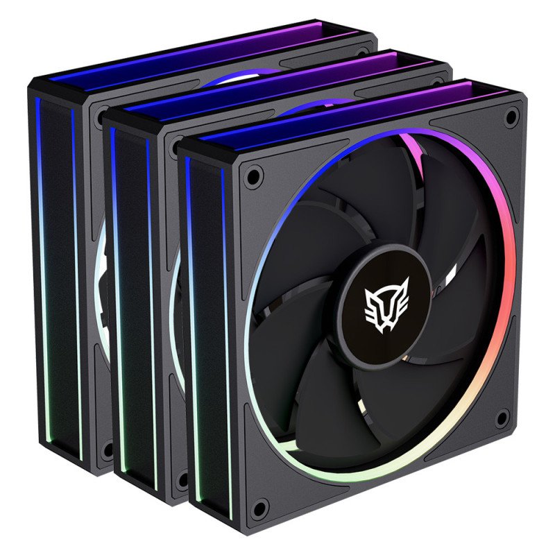 Ventiladores RGB 120mm Balam Rush Eolox Bora-R EXB85R Negro 3 Pack para Gabinete Gamer (BR-942140) Ventiladores RGB 120mm Balam Rush Eolox Bora-R EXB85R Negro 3 Pack para Gabinete Gamer (BR-942140)