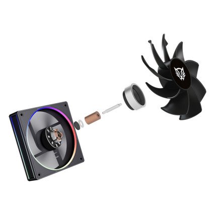 Ventiladores RGB 120mm Balam Rush Eolox Bora-R EXB85R Negro 3 Pack para Gabinete Gamer (BR-942140)