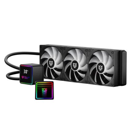 Ventilador CPU Balam Rush Cryo Prism 360 Black ARGB Display TDP 300W Compatible AMD e Intel BR-944069