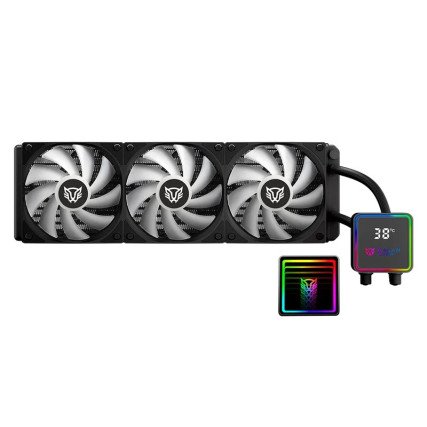 Ventilador CPU Balam Rush Cryo Prism 360 Black ARGB Display TDP 300W Compatible AMD e Intel BR-944069