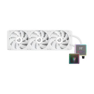 Ventilador CPU Balam Rush Cryo Prism 360 Ice ARGB Display TDP 300W Compatible AMD Intel Blanco BR-944076