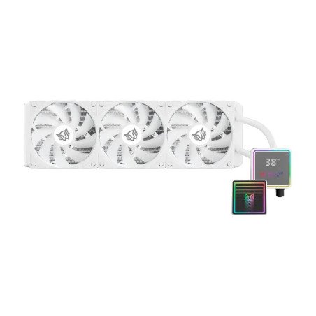 Ventilador CPU Balam Rush Cryo Prism 360 Ice ARGB Display TDP 300W Compatible AMD Intel Blanco BR-944076