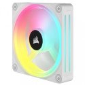 Ventilador Corsair iCUE Link QX120 RGB 120mm PWM con Domo Magnético para Gabinete Blanco