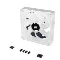 Ventilador Corsair iCUE Link QX120 RGB 120mm PWM con Domo Magnético para Gabinete Blanco