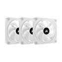 Kit 3 Ventiladores Corsair iCUE Link QX120 RGB 120mm PWM con Domo Magnético para Gabinete Blanco Kit 3 Ventiladores Corsair iCUE Link QX120 RGB 120mm PWM con Domo Magnético para Gabinete Blanco