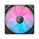 Kit 2 Ventiladores Corsair iCUE Link RX140 RGB 140mm PWM para Gabinete Negro
