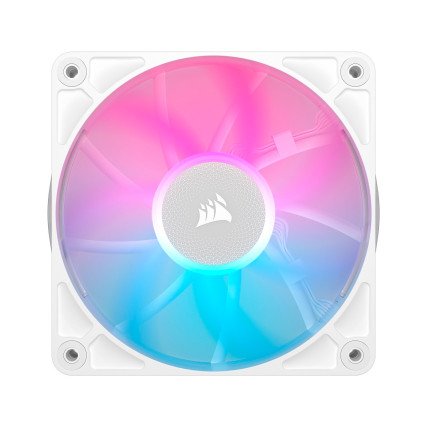 Kit 3 Ventiladores Corsair iCUE Link RX120 RGB 120mm PWM para Gabinete Blanco