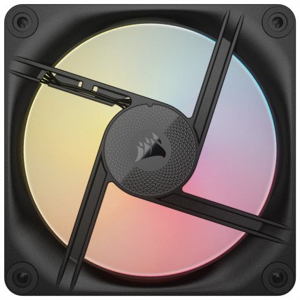 Ventilador Corsair iCUE LINK LX120 RGB 120mm Pack 3 Magnético Negro para Gabinete PC