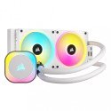 Enfriamiento Líquido Corsair iCUE LINK H100i RGB AIO 240mm para CPU con 2 Ventiladores Blanco