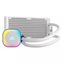Enfriamiento Líquido Corsair iCUE LINK H100i RGB AIO 240mm para CPU con 2 Ventiladores Blanco