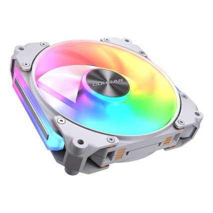 Kit 3 Ventiladores COUGAR Apolar 120 ARGB White 120mm PWM Iluminación ARGB Alto Flujo