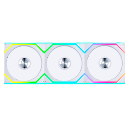 Kit 3 Ventiladores Lian Li UNI FAN SL Wireless 120mm ARGB White 2000RPM PWM para Gabinete