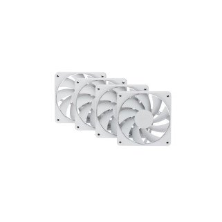 VENTILADOR P/GABINETE HYTE (FAN-HYTE-FA12-WW-4) FA12 120MM PWM FAN 4 PACK,SNOW WHITE/BLANCO