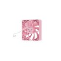 Kit 4 Ventiladores HYTE FA12 120mm PWM Strawberry Milk para Gabinete Alto Flujo de Aire Rosa