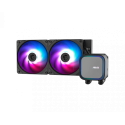 Enfriamiento Líquido CPU MSI MAG CORELIQUID A13 240mm ARGB con 2 Ventiladores PWM Negro para Gaming