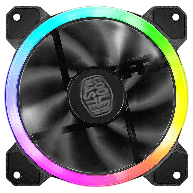 Ventilador Cooler Master MF120 S2 ARGB 120mm 16 LEDs ARGB 3 Pines para Gabinete PC
