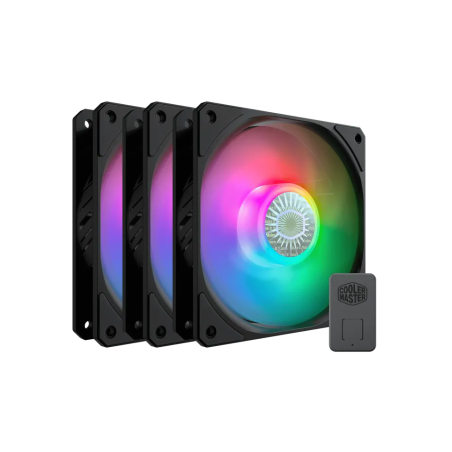 Kit 3 Ventiladores Cooler Master SickleFlow Edge 120mm ARGB 3-in-1 para Gabinete PC