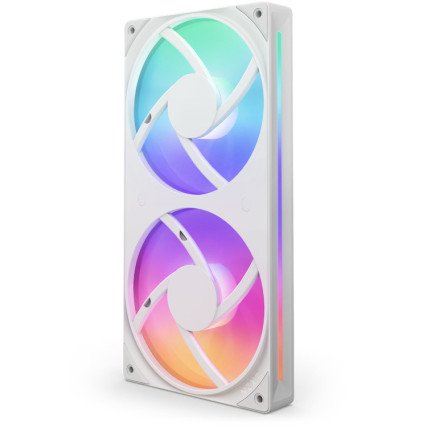 Ventilador NZXT F240 RGB Core 240mm Unibody Blanco RF-U24HF-W1 para Gabinete PC Alto Flujo