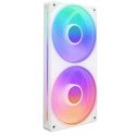 Kit de Ventiladores NZXT F240 Unibody RGB 240mm Blanco Single Frame Alto Flujo para Gabinete PC