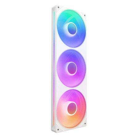 Ventilador NZXT U360 Unibody RGB 360mm Hub-Mounted Blanco RF-U36HF-W1 para Gabinete o Radiador PC
