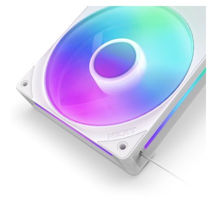 Ventilador NZXT U360 Unibody RGB 360mm Hub-Mounted Blanco RF-U36HF-W1 para Gabinete o Radiador PC