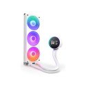 Enfriamiento Líquido NZXT Kraken Elite 360 RGB V2 Blanco con Pantalla LCD 360mm 2800RPM RL-KR36E-W2