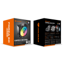 Ventilador CPU Cougar Forza 50 ARGB 120mm Cooler Torre con 4 Heatpipes Iluminación ARGB Compatible Intel y AMD Ventilador CPU Cougar Forza 50 ARGB 120mm Cooler Torre con 4 Heatpipes Iluminación ARGB Compatible Intel y AMD