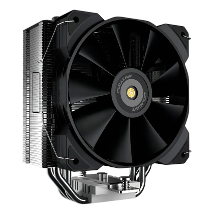 Ventilador CPU Cougar Forza 50 ARGB 120mm Cooler Torre con 4 Heatpipes Iluminación ARGB Compatible Intel y AMD