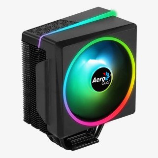 Ventilador CPU Aerocool Cylon 4F ARGB Cooler Torre 120mm con 4 Heatpipes Compatible Intel y AMD
