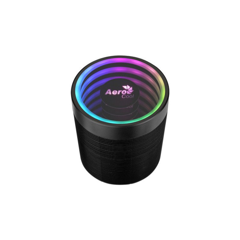 Ventilador CPU Aerocool Mirage 5 ARGB 120mm Cooler Torre con 5 Heatpipes y Efecto Infinity Mirror para Intel y AMD
