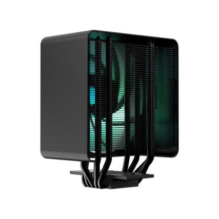 Ventilador CPU APNX AP1 ARGB Negro de Alto Rendimiento para PC Gaming y Overclocking