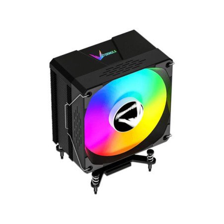 Disipador CPU Formula Ice Burg EX Black 120mm ARGB Cooler Alto Rendimiento 125x88x155mm