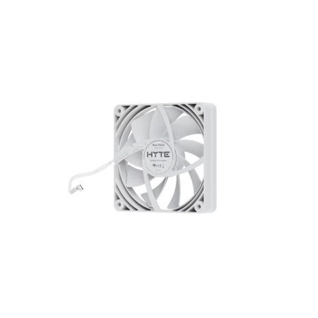 Kit 4 Ventiladores Hyte FA12 120mm PWM Snow White Blanco para Gabinete PC Alto Flujo de Aire