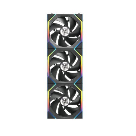 Kit 3 Ventiladores Lian Li UNI FAN SL Black Wireless 120mm ARGB 2000RPM para Gabinete Gaming
