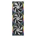 Kit 3 Ventiladores Lian Li UNI FAN SL Black Wireless 120mm ARGB 2000RPM para Gabinete Gaming
