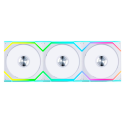 Kit 3 Ventiladores Lian Li UNI FAN SL White Wireless 120mm ARGB 2000RPM para Gabinete Gaming