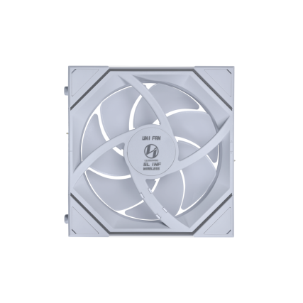 Ventilador Lian Li UNI FAN SL-Inf White Wireless 120mm ARGB LED para Gabinete Gaming