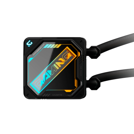 Ventilador CPU Gigabyte GME 240 ARGB 240mm Doble Fan Refrigeración Líquida Negro