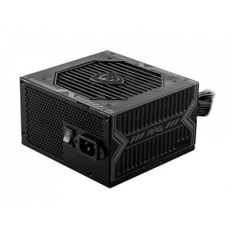 Fuente de Poder MSI MAG A650BN 650W 80 Plus Bronze con PFC Activo y Ventilador 120 mm